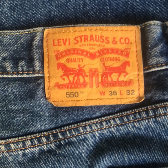 Last Chance - Men's Levi's 550 Relaxed-Fit Jeans - Picture 3 of 4